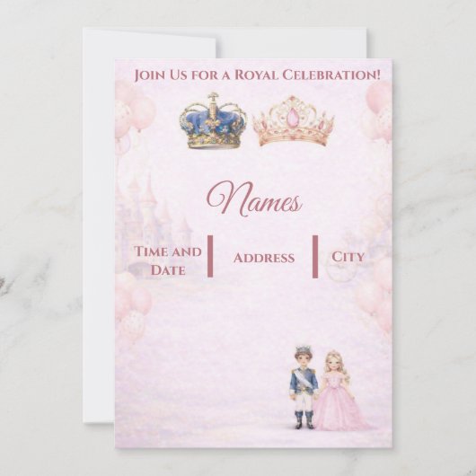 Rejoignez-nous pour une invitation d'anniversaire (Devant)