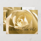 Rejoignez-Nous, S'Il Vous Plaît ! Rose de carte po (Devant / Derrière)