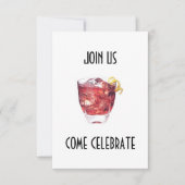 REJOIGNEZ-NOUS/VENEZ FÊTER INVITATION À UNE FÊTE A (Devant)