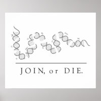 Rejoignez ou mourrez - Affiche scientifique