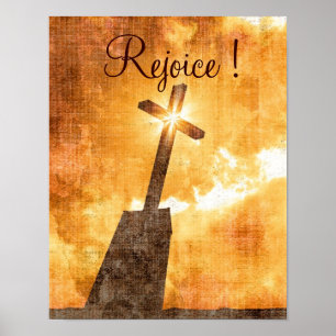 Réjouissez-vous ! Affiche imprimée