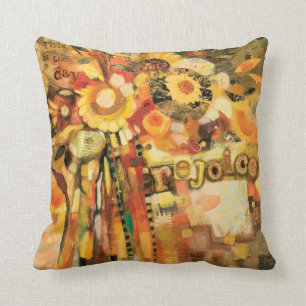 Réjouissez-vous ! Coussin d'art décoratif de