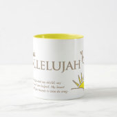 Réjouissez-vous dans la tasse religieuse de vers (Centre)