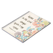 Réjouissez-vous dans le Carnet du Seigneur (Côté gauche)