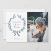 Réjouissez-vous en lui Wreath Carte photo de vacan (Devant)