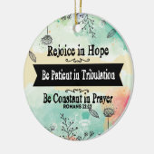 Réjouissez-vous en ornement d'espoir (Gauche)