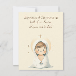 Réjouissez-vous et soyez heureux ! Carte de vœux d