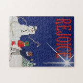 Réjouissez-vous ! Puzzle amusant. Jeu de famille.  (Horizontal)