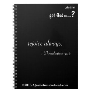 réjouissez-vous toujours gotGod316.com Carnet