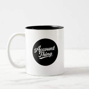 Rekening Ding Grappig Accountant Koffiemok Tweekleurige Koffiemok