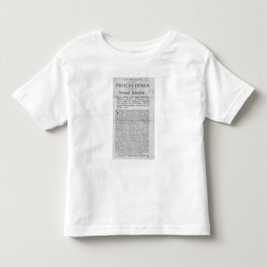 Rekening van de procedure kinder shirts (Voorkant)