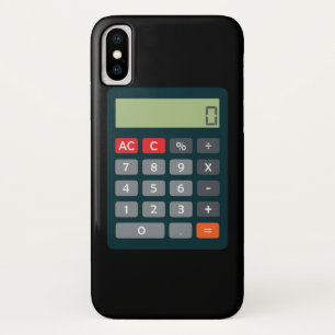 Rekeningcalculator voor de uitgaande Wiskunde van iPhone X Hoesje