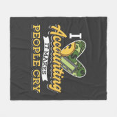 Rekeningen Vorderingen I Love Accounting Fleece Deken (Voorkant (Horizontaal))