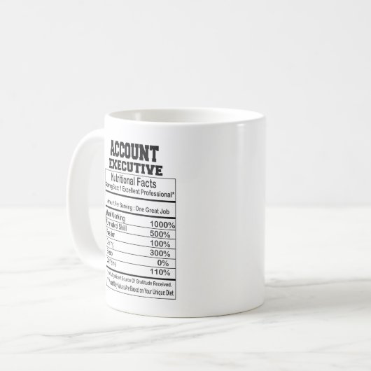 Rekeninggegevens Uitvoerende Nutritie Koffiemok (Voorkant links)