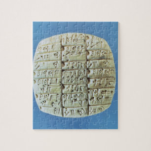 Rekeningoverzicht met cuneiform script, c.2400 BC Legpuzzel