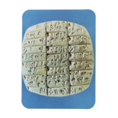 Rekeningoverzicht met cuneiform script, c.2400 BC  Magneet (Verticaal)