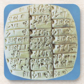 Rekeningoverzicht met cuneiform script, c.2400 BC  Onderzetter (Voorkant)
