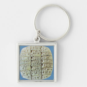 Rekeningoverzicht met cuneiform script, c.2400 BC Sleutelhanger