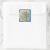 Rekeningoverzicht met cuneiform script, c.2400 BC  Vierkante Sticker (Tas)