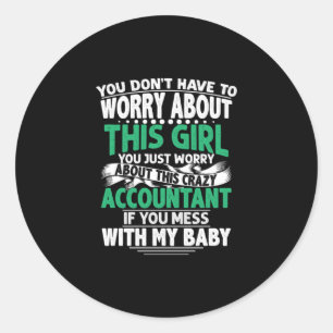 Rekeningoverzicht Zorgwekkend over deze onaangen Ronde Sticker