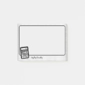 Rekenmachine Accountant Hart 4 "x3" Post-it® Notes (Voorkant)