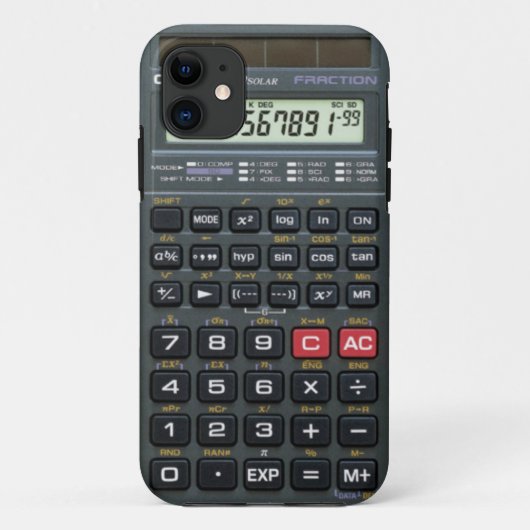 Rekenmachine Case-Mate iPhone Case (Achterkant)