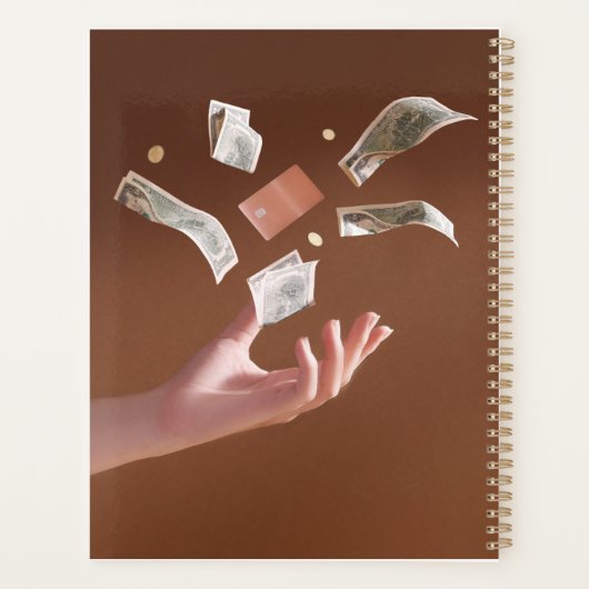 Rekenmachine en geld business planner 2025 (Achterkant)