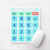 Rekenmachine Mousepad Muismat (Met muis)