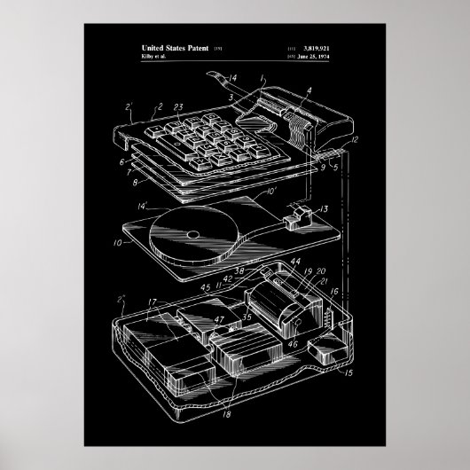 Rekenmachine Poster (Voorkant)