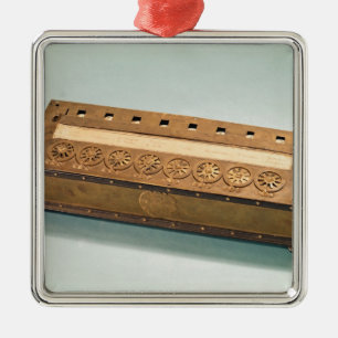 Rekenmachine uitgevonden door Blaise Pascal Metalen Ornament