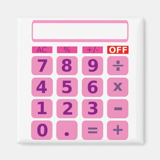 Rekenmagneet Magneet (Voorkant)