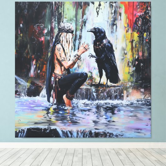 Relais Canvas Afdruk (Insitu (Houten vloer))