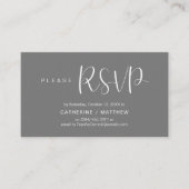 Relance de réponse aux invitations de mariage, Mod (Devant)
