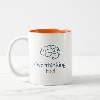 Relatable Aesthetic Mental Health Humor Coffee Mug Tweekleurige Koffiemok