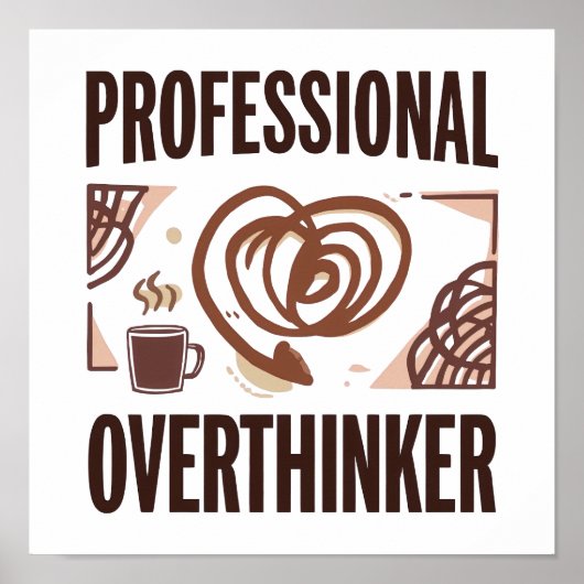 Relatable Anxiety and Chaos Humor Poster (Voorkant)