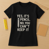 Relatable Classroom Humor; Leuke School Potlood T-shirt