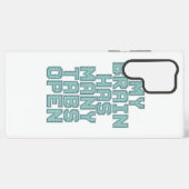 Relatable Overwhelmed and Busy Mind Samsung Galaxy Hoesje (Achterkant horizontaal)