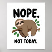 Relatable Tired and Moody Quote Poster (Voorkant)