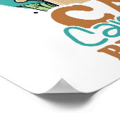 Relatable "Work Hard for My Cat" Humor Poster (Hoek)