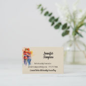 Relatie Coaching Counseling Visitekaartje (Staand voorkant)