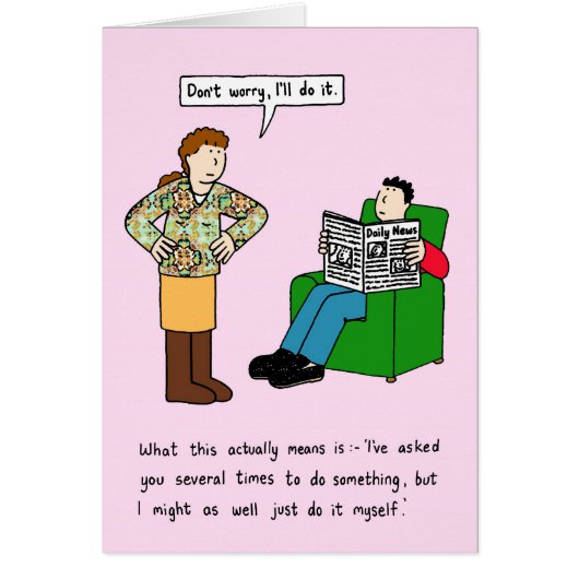 Relatie Humor Cartoon (Voorkant)