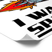 Relatie Spaceship Funny Poster (Hoek)