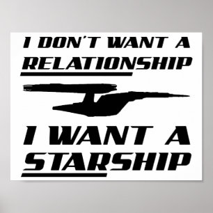 Relatie Starship Funny Poster