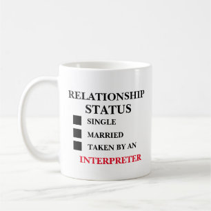 Relatie Status Interpreter Koffiemok