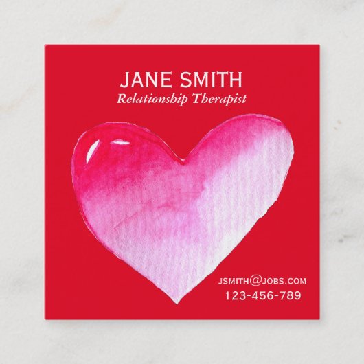 Relatie Therapistisch visitekaartje (Voorkant)