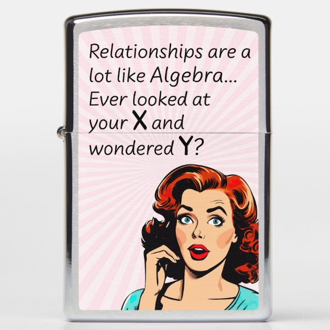 Relaties zijn als Algebra Funny Quip (Voorkant)