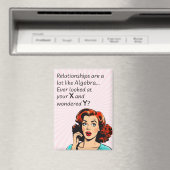 Relaties zijn als Algebra Funny Quip Magneet (Insitu (Vaatwasser))