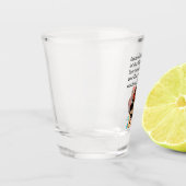 Relaties zijn als Algebra Funny Quip Shot Glas (Links)