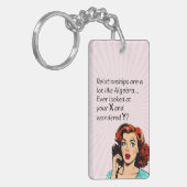 Relaties zijn als Algebra Funny Quip Sleutelhanger (Voorkant Links)