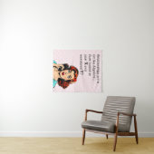 Relaties zijn als Algebra Funny Quip Wandkleed (In Situ (horizontaal))